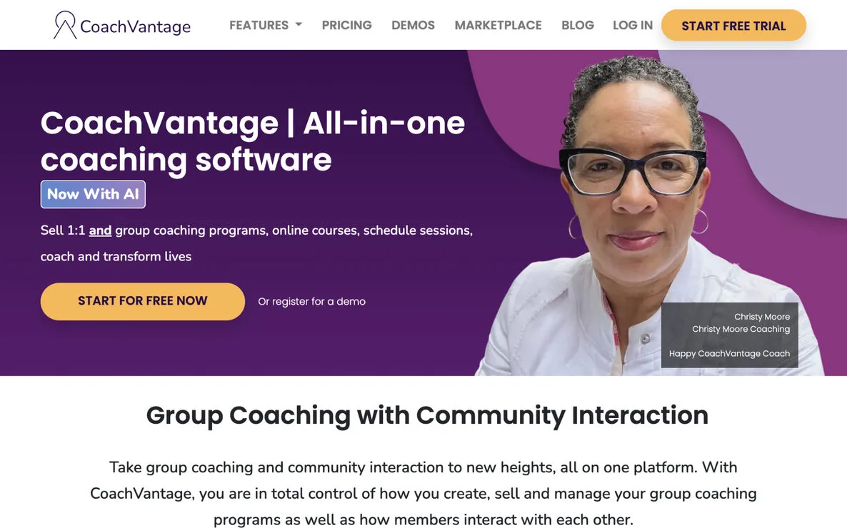 CoachVantage project screenshot